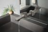 BRIZO Frank Lloyd Wright Single-Handle Wall Mount Lavatory Faucet 1.2 GPM — Luxe Steel