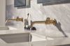 BRIZO Litze Single-Handle Wall Mount Lavatory Faucet 1.5 GPM — Luxe Gold