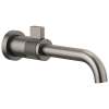 BRIZO Litze Single-Handle Wall Mount Lavatory Faucet 1.5 GPM — Luxe Steel