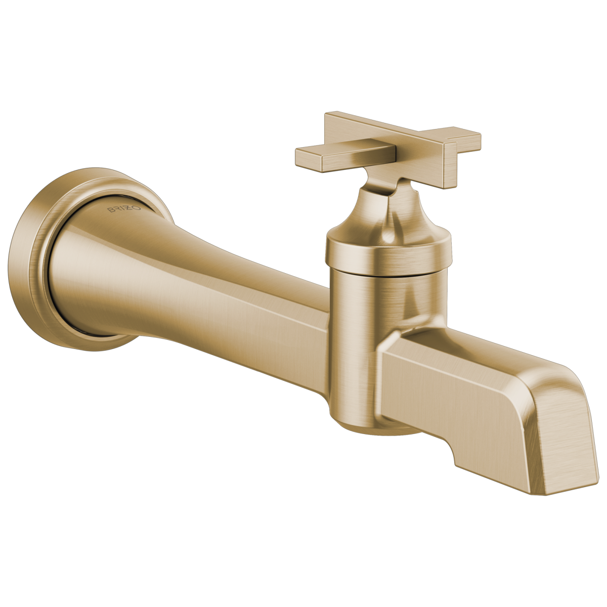 BRIZO Levoir Single-Handle Wall Mount Lavatory Faucet 1.5 GPM — Luxe Gold