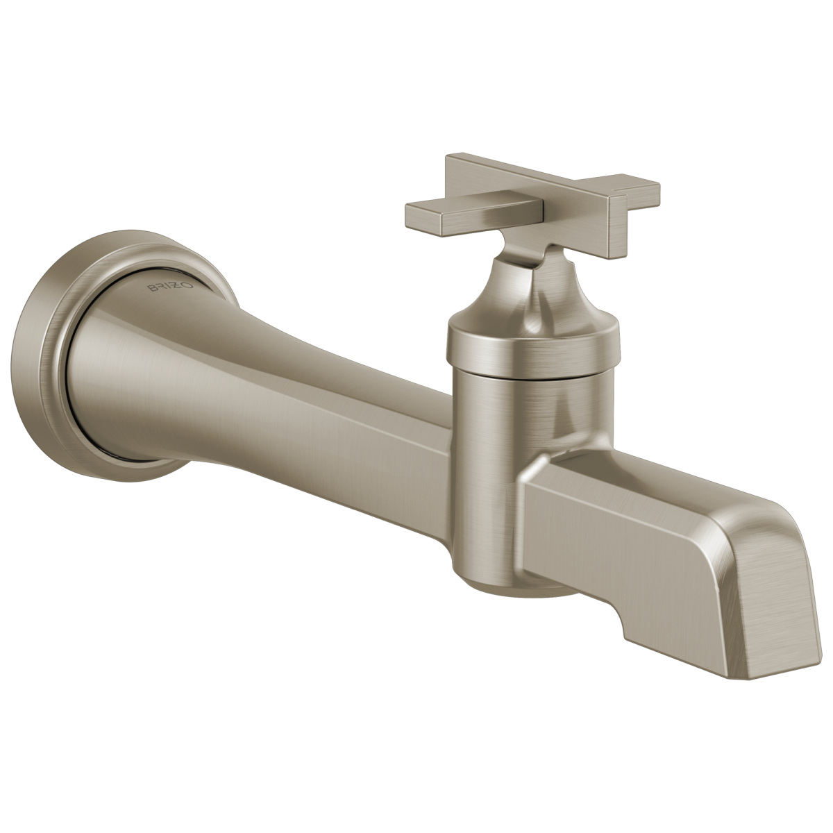 BRIZO Levoir Single-Handle Wall Mount Lavatory Faucet 1.5 GPM — Luxe Nickel