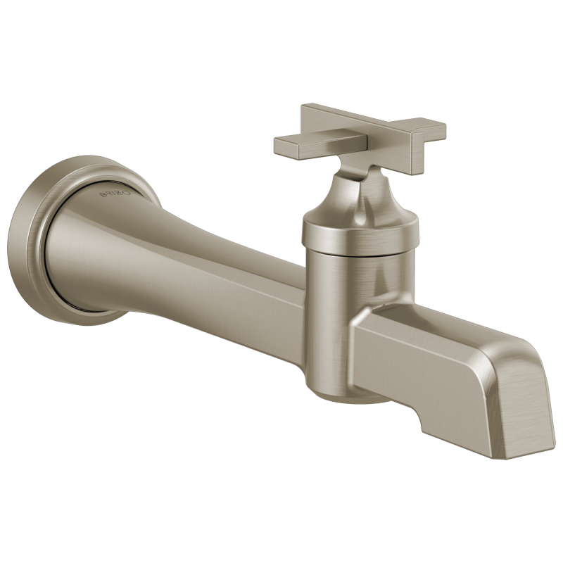 BRIZO Levoir Single-Handle Wall Mount Lavatory Faucet 1.2 GPM — Luxe Nickel