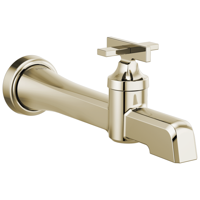 BRIZO Levoir Single-Handle Wall Mount Lavatory Faucet 1.5 GPM — Polished Nickel
