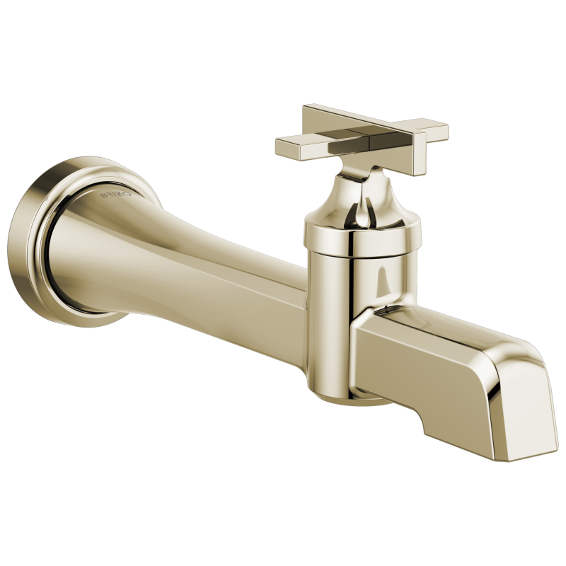 BRIZO Levoir Single-Handle Wall Mount Lavatory Faucet 1.5 GPM — Polished Nickel