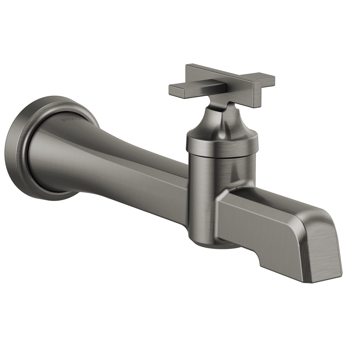 BRIZO Levoir Single-Handle Wall Mount Lavatory Faucet 1.2 GPM — Luxe Steel