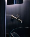 BRIZO Levoir Single-Handle Wall Mount Lavatory Faucet 1.5 GPM — Luxe Steel