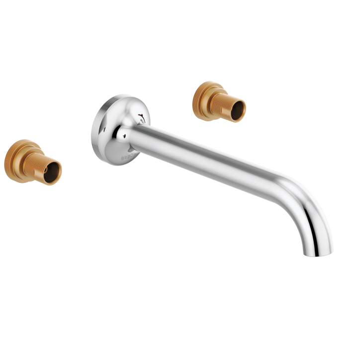 BRIZO Odin Widespread Lavatory Faucet - Less Handles 1.2 GPM — Chrome