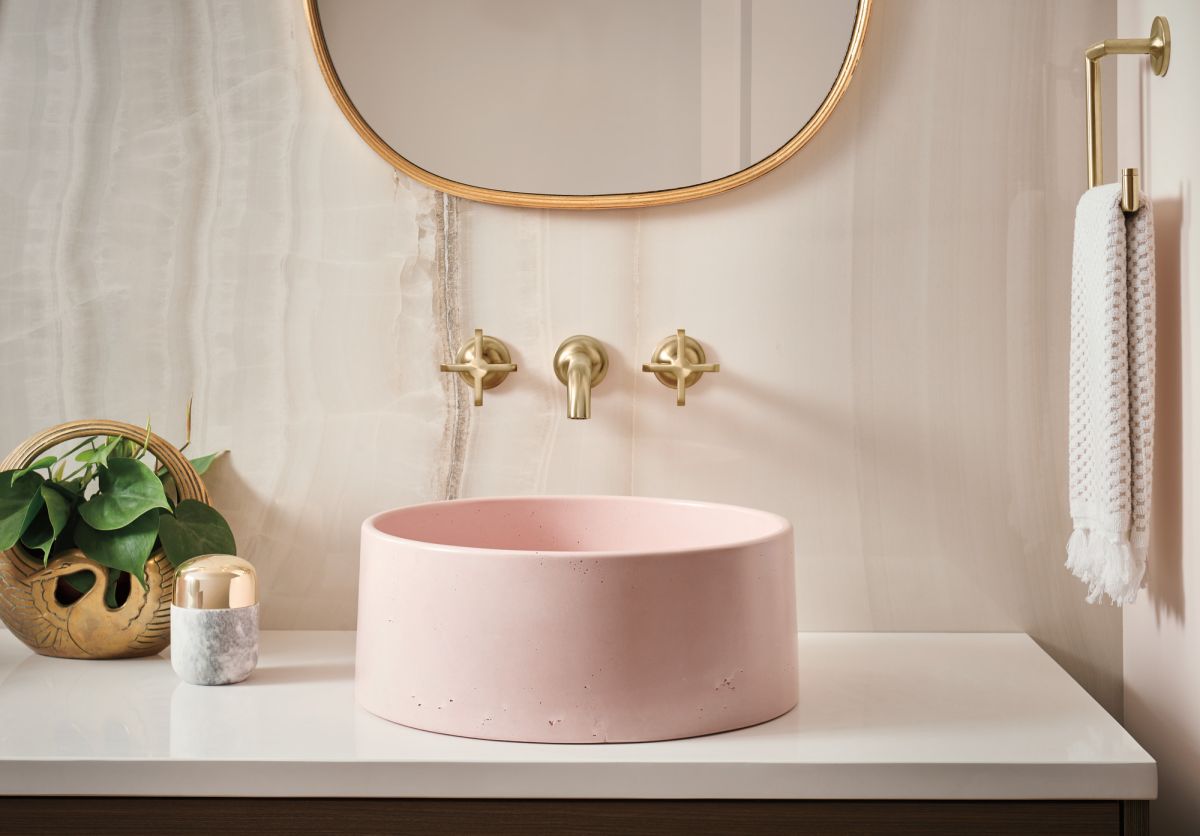BRIZO Odin Towel Ring — Luxe Gold