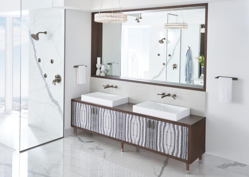 BRIZO Levoir Drawer Pull — Luxe Steel