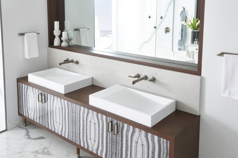 BRIZO Levoir Drawer Pull — Luxe Steel