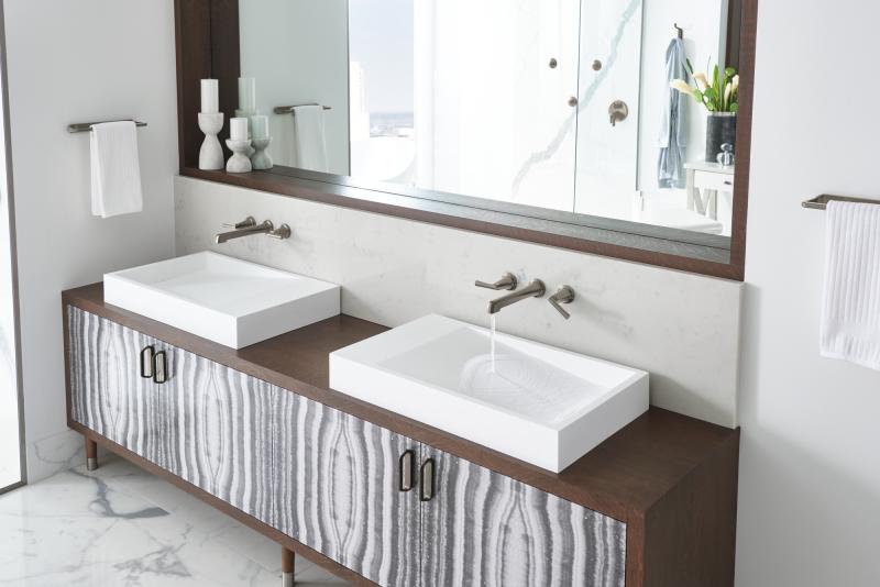 BRIZO Levoir Drawer Pull — Luxe Steel