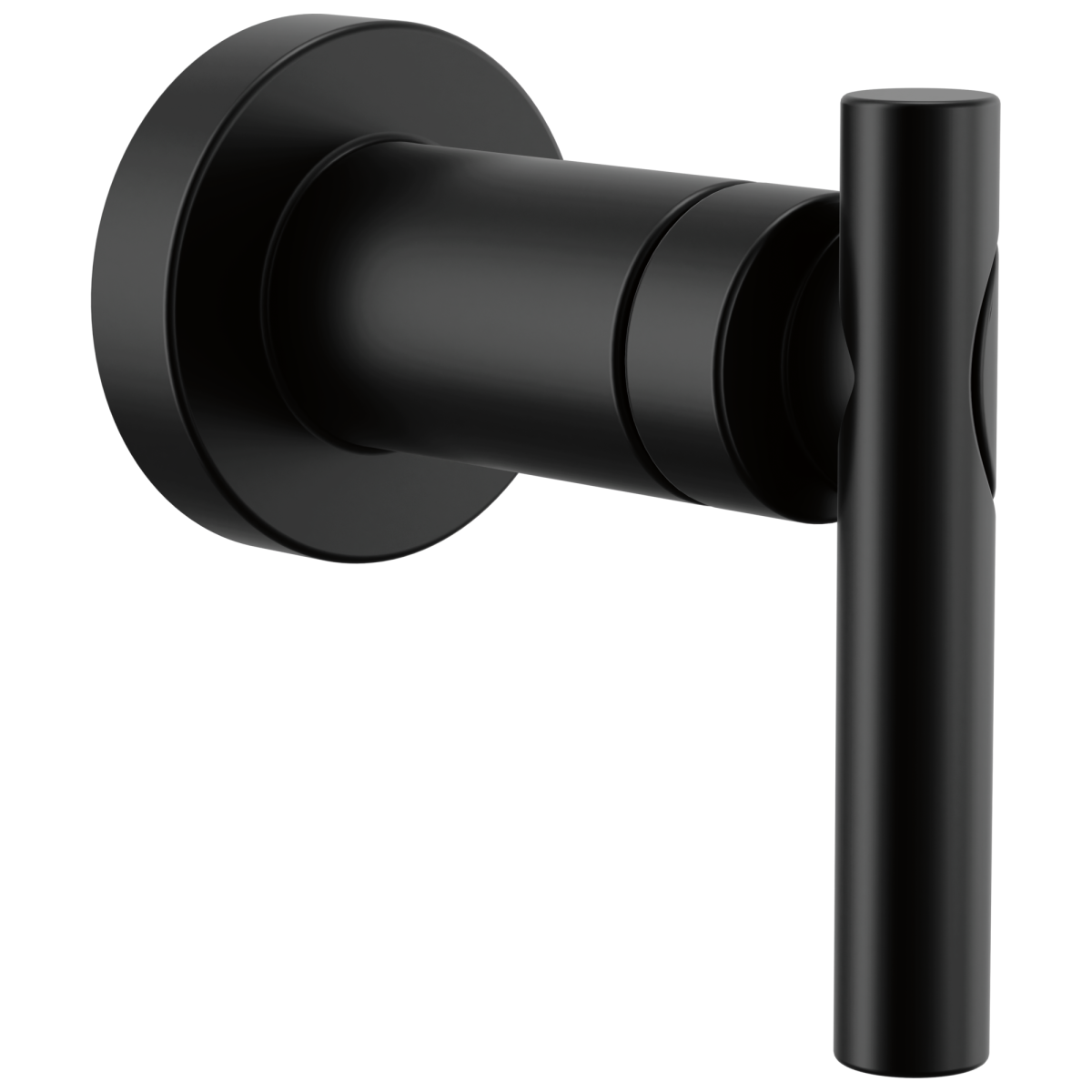 BRIZO Roccesco Sensori Volume Control Trim with Lever Handle — Matte Black
