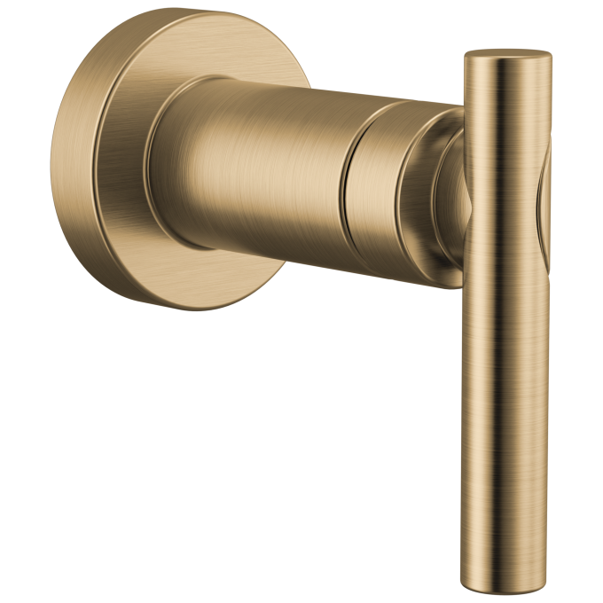 BRIZO Roccesco Sensori Volume Control Trim with Lever Handle — Luxe Gold
