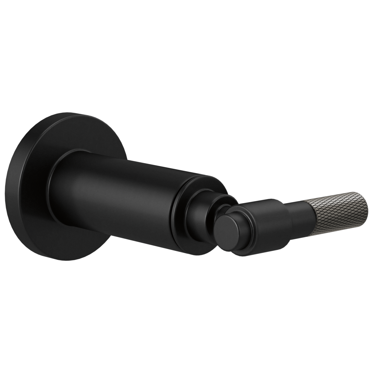 BRIZO Litze Sensori Volume Control Trim - T-Lever — MATTE BLACK/LUXE STEEL