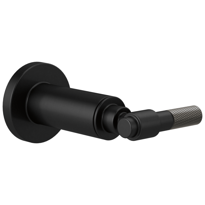 BRIZO Litze Sensori Volume Control Trim - T-Lever — MATTE BLACK/LUXE STEEL