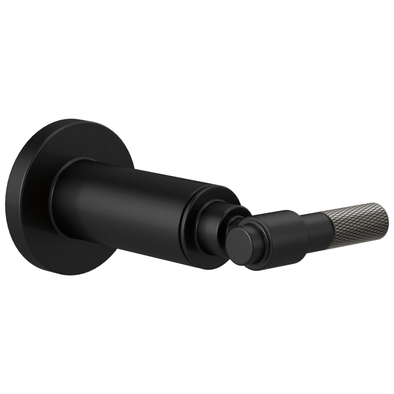 BRIZO Litze Sensori Volume Control Trim - T-Lever — MATTE BLACK/LUXE STEEL