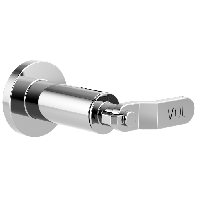 BRIZO Litze Sensori Volume Control Trim - Industrial Lever — Chrome