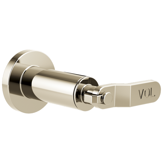 BRIZO Litze Sensori Volume Control Trim - Industrial Lever — Polished Nickel