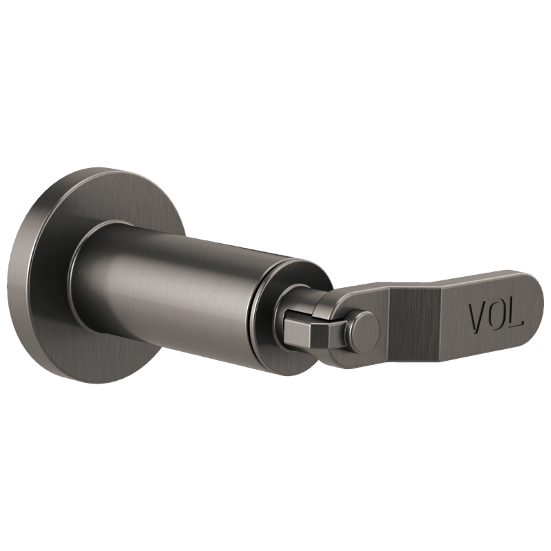 BRIZO Litze Sensori Volume Control Trim - Industrial Lever — Luxe Steel