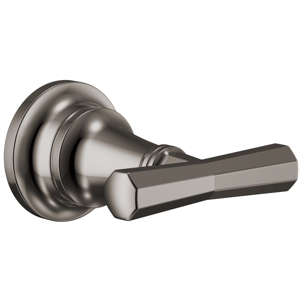 BRIZO Beauclere Sensori Volume Control Trim with Cross Handle — Brilliance Black Onyx