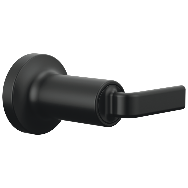 BRIZO Allaria Sensori Volume Control Trim with Twist Lever Handle — Matte Black