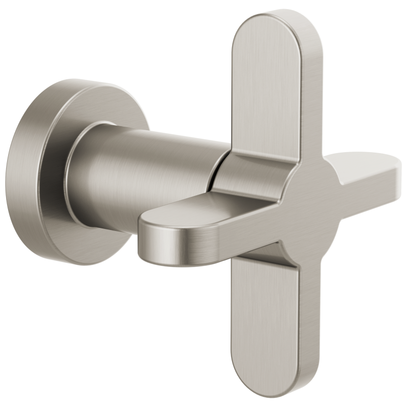 BRIZO Odin Sensori Volume Control with Cross Handle — Brushed Nickel