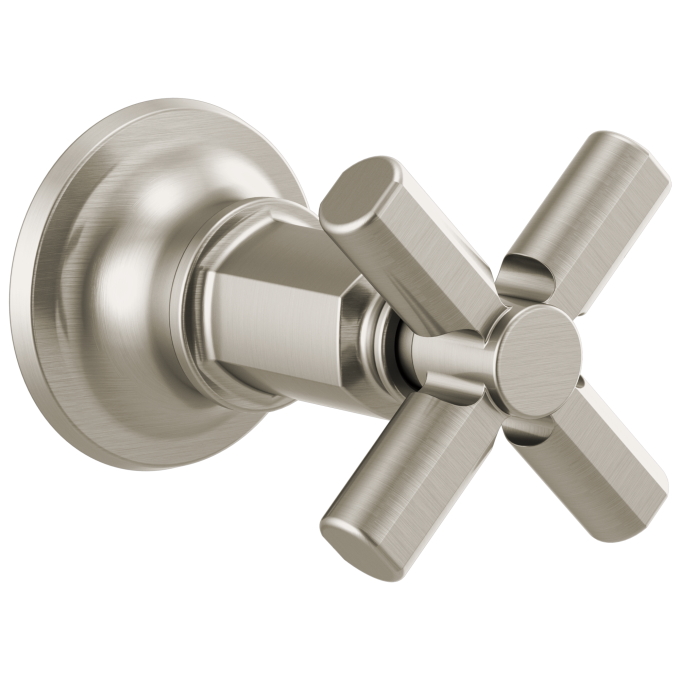 BRIZO Invari Sensori Volume Control Trim With Cross Handle — Luxe Nickel