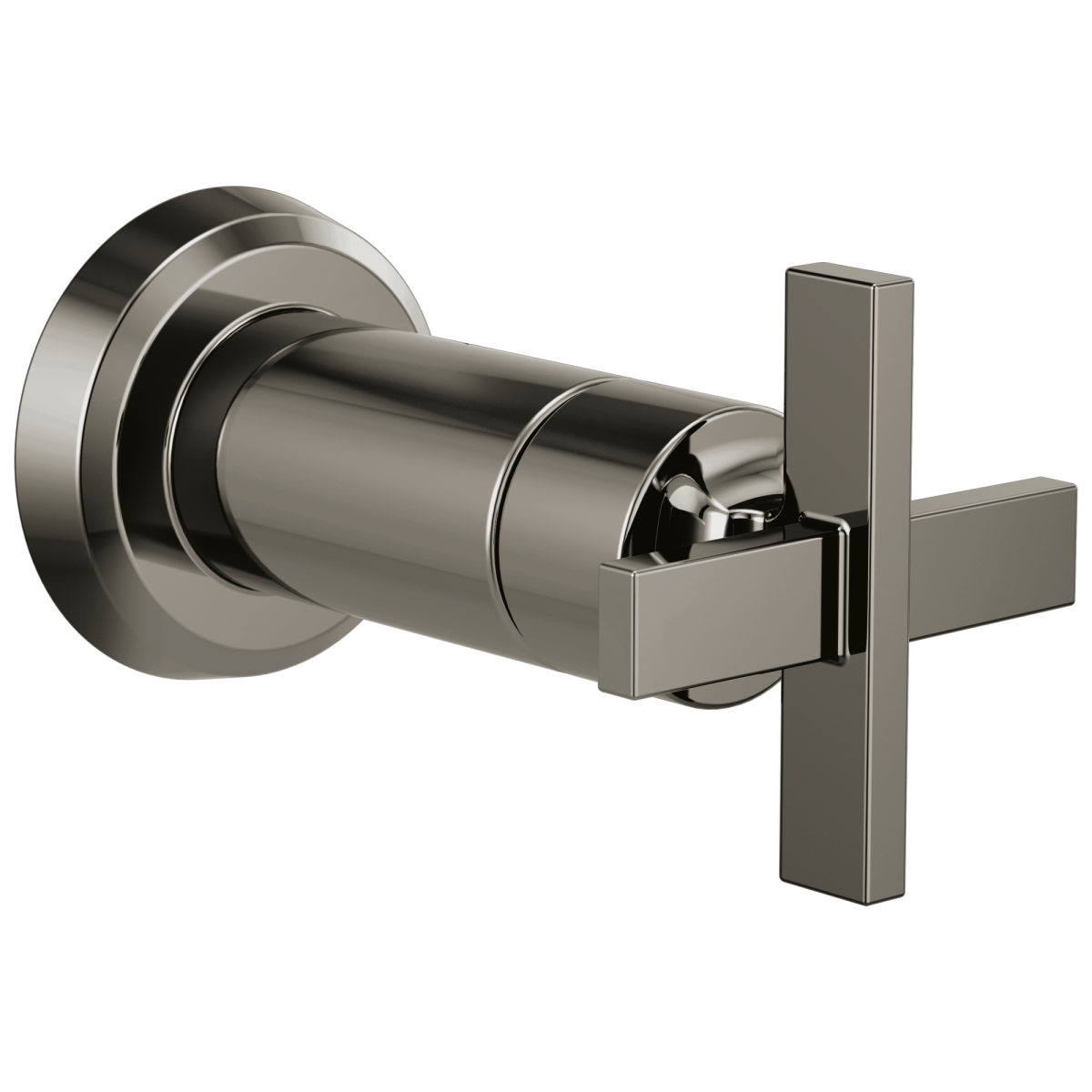 BRIZO Levoir Sensori Volume Control Trim Cross — Brilliance Black Onyx