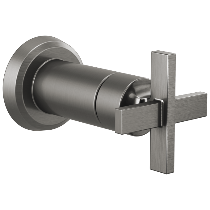 BRIZO Levoir Sensori Volume Control Trim Cross — Luxe Steel