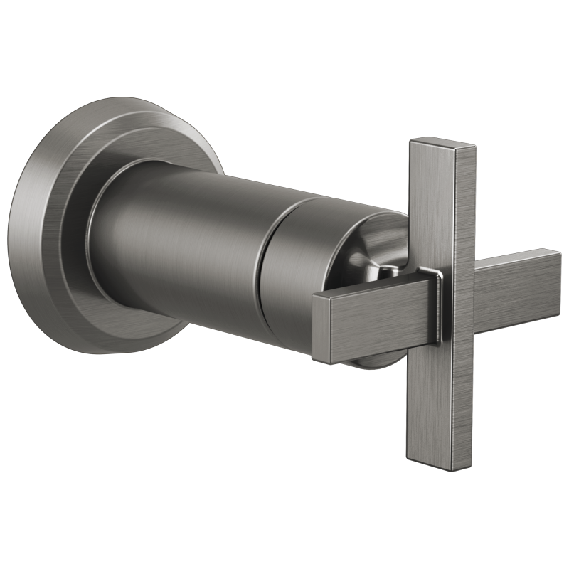 BRIZO Levoir Sensori Volume Control Trim Cross — Luxe Steel