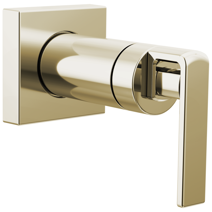 BRIZO Frank Lloyd Wright Sensori Volume Control Trim With Gap Lever Handle — Polished Nickel