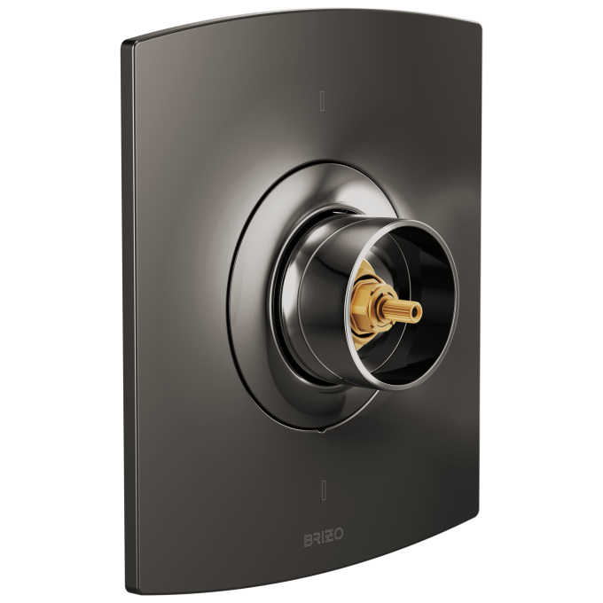 BRIZO Kintsu Sensori Thermostatic Valve Trim - Less Handle — Brilliance Black Onyx
