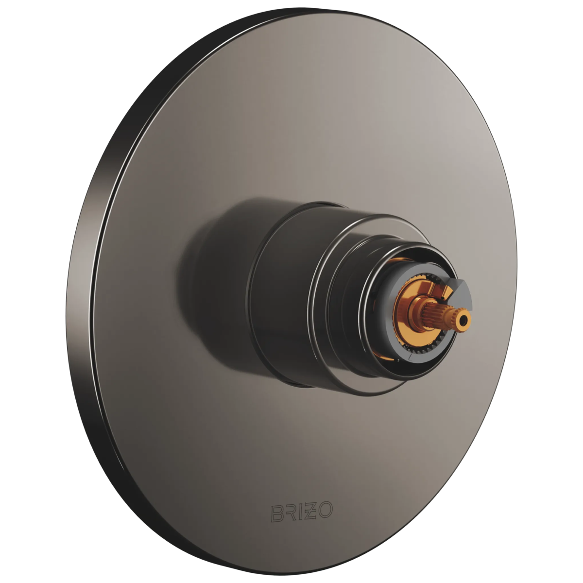 BRIZO Roccesco Sensori Thermostatic Valve Trim - Less Handle — Brilliance Black Onyx