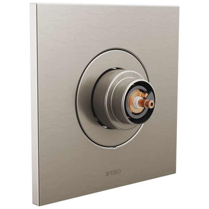 BRIZO Frank Lloyd Wright Sensori Thermostatic Valve Trim - Less Handle — Luxe Nickel