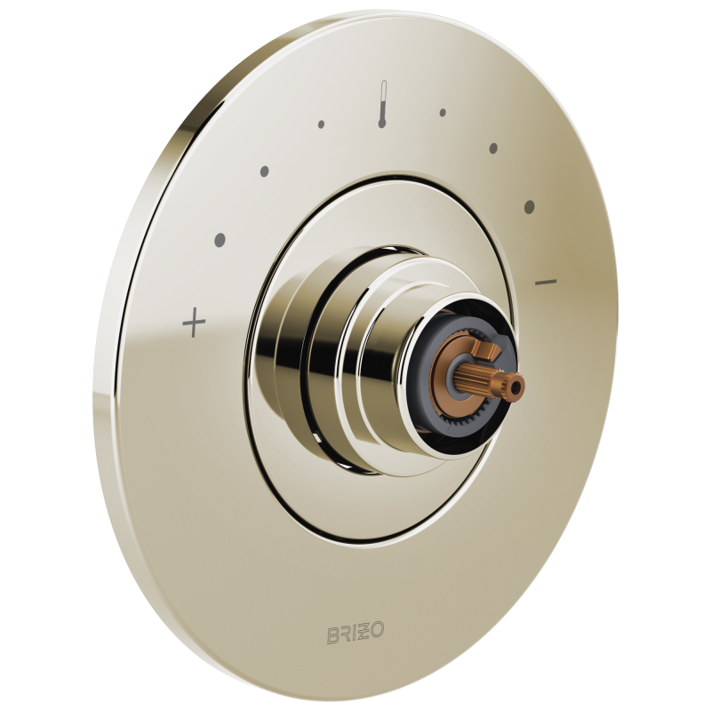 BRIZO Litze Sensori Thermostatic Valve Trim - Less Handle — Polished Nickel