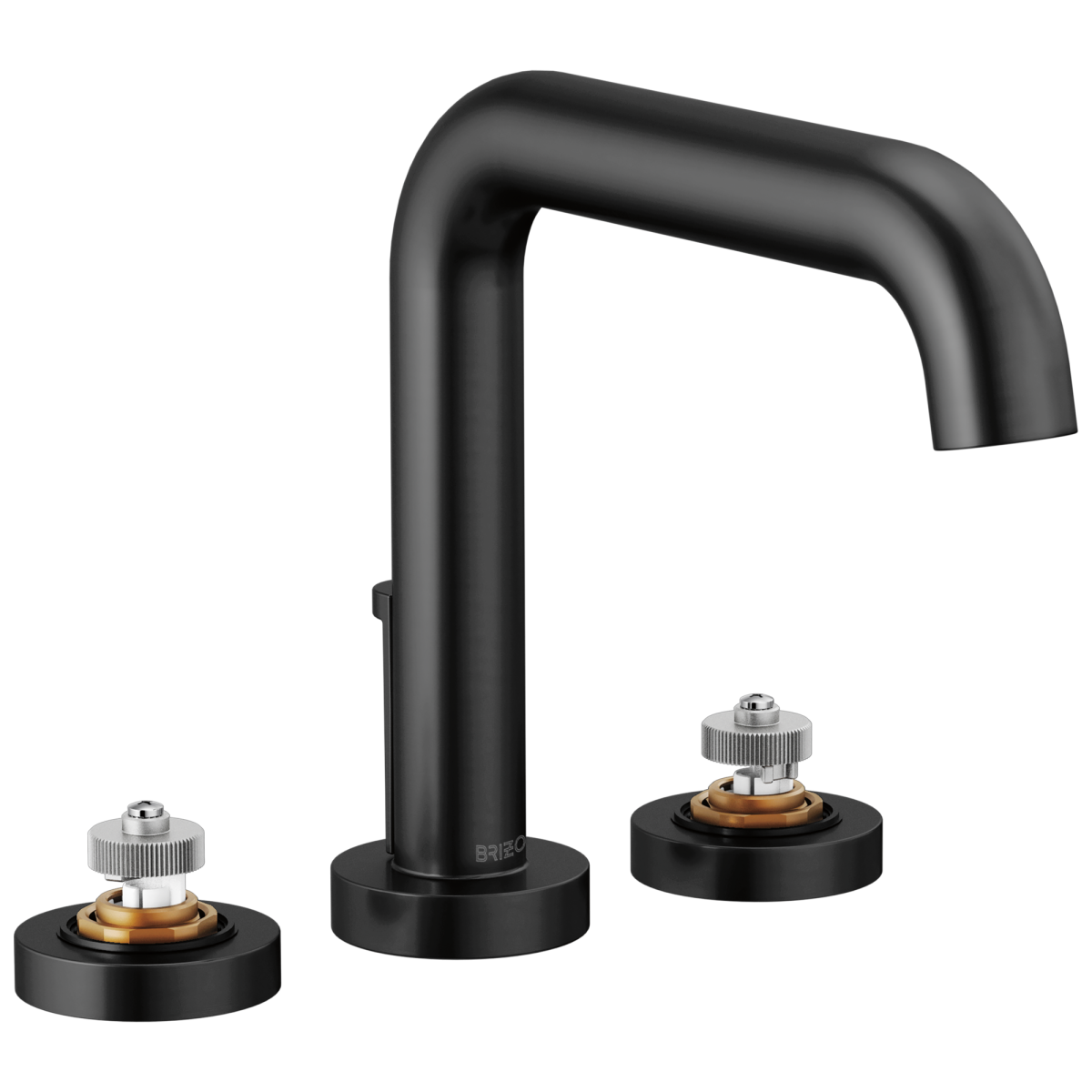 BRIZO Litze Roman Tub - Less Handles — Matte Black