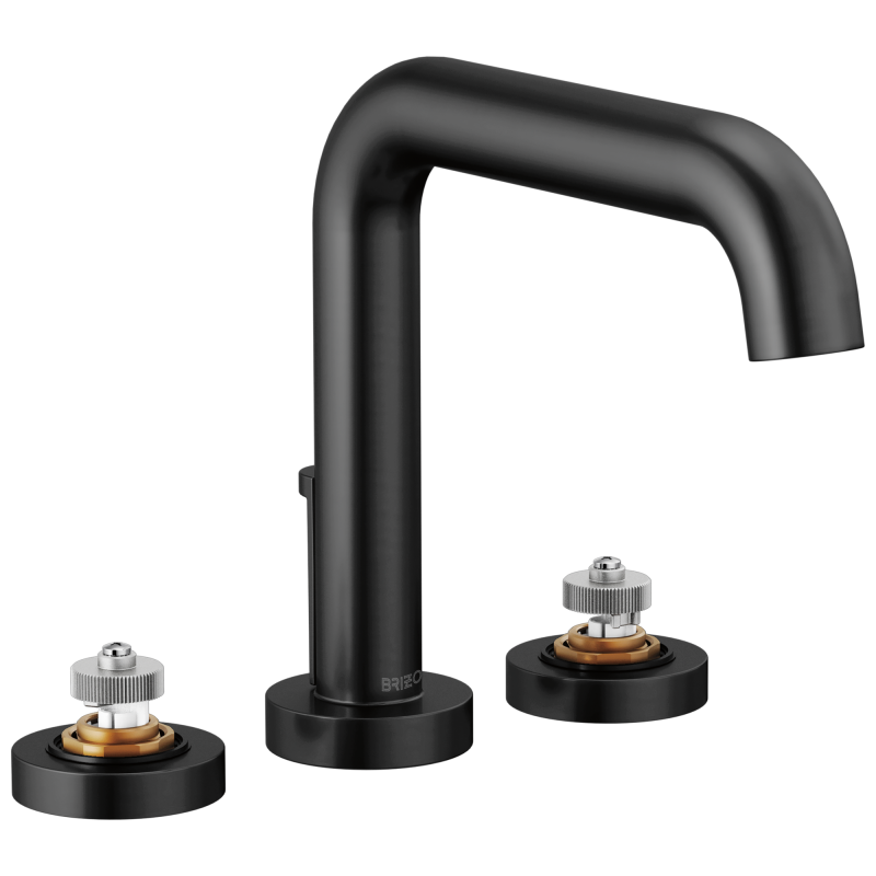 BRIZO Litze Roman Tub - Less Handles — Matte Black