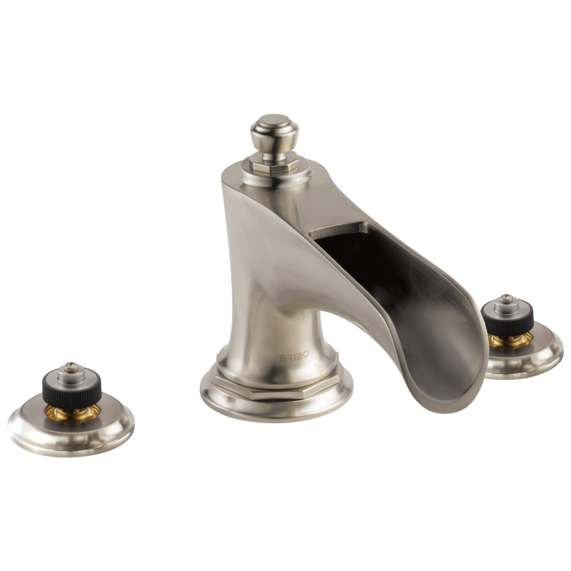 BRIZO Rook Roman Tub with Channel Spout - Less Handles — Luxe Nickel
