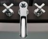BRIZO Rook Roman Tub Faucet Cross Handle Kit — Chrome