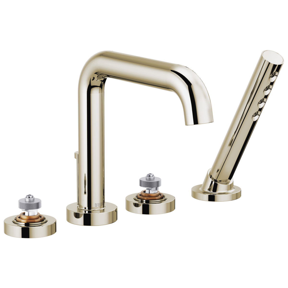 BRIZO Litze Roman Tub with Handshower - Less Handles — Polished Nickel