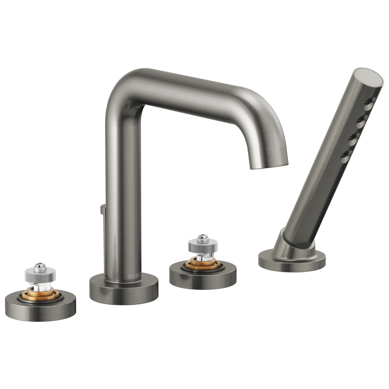 BRIZO Litze Roman Tub with Handshower - Less Handles — Luxe Steel