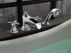 BRIZO Rook Roman Tub Faucet Cross Handle Kit — Chrome