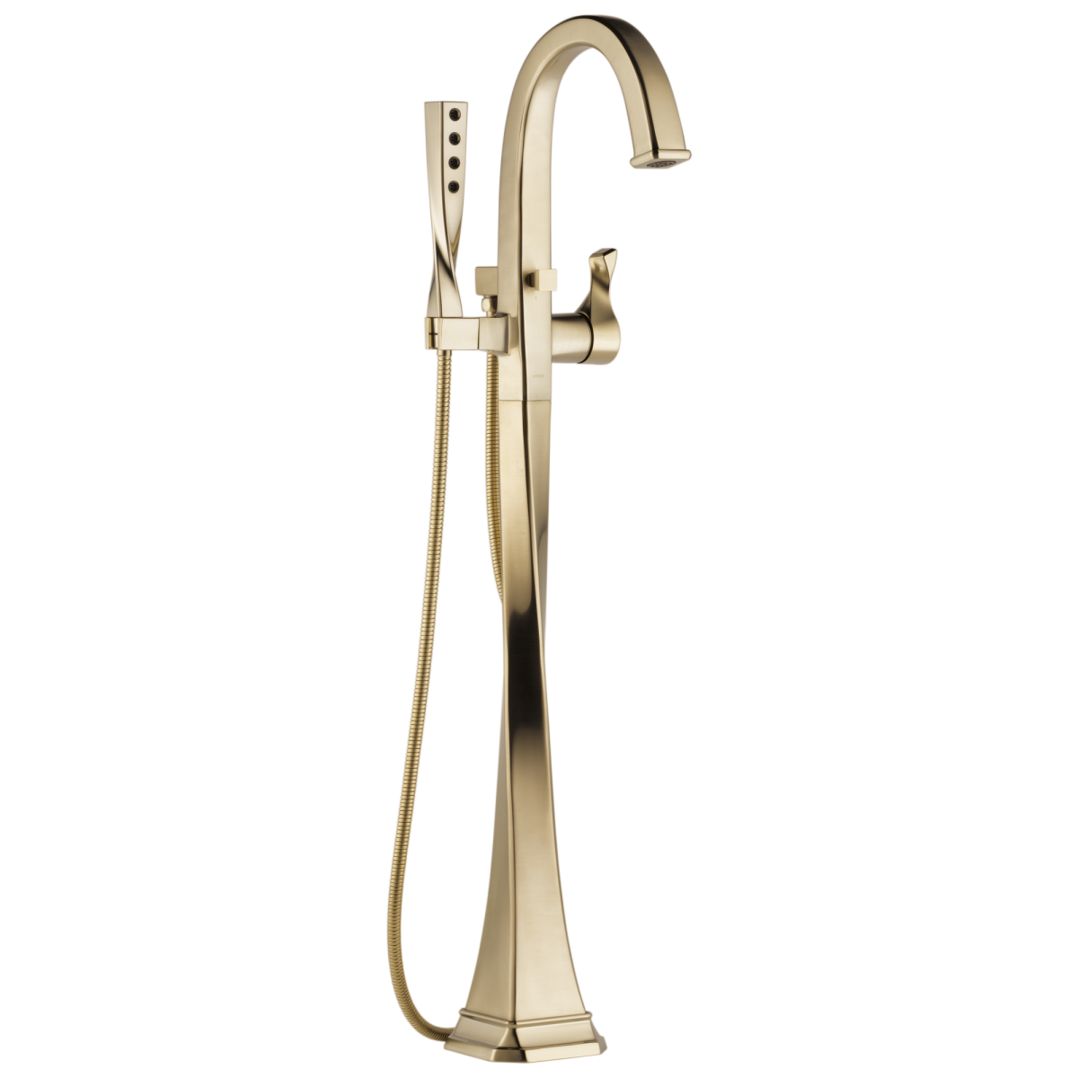 BRIZO Virage Single-Handle Freestanding Tub Filler — Luxe Gold