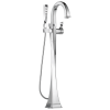 BRIZO Virage Single-Handle Freestanding Tub Filler — Chrome
