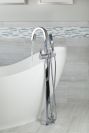 BRIZO Virage Single-Handle Freestanding Tub Filler — Chrome