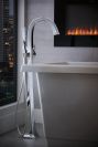 BRIZO Virage Single-Handle Freestanding Tub Filler — Chrome