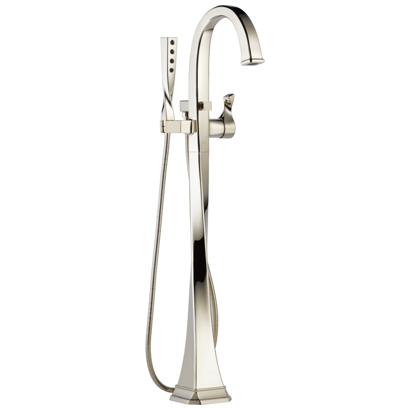 BRIZO Virage Single-Handle Freestanding Tub Filler — Polished Nickel