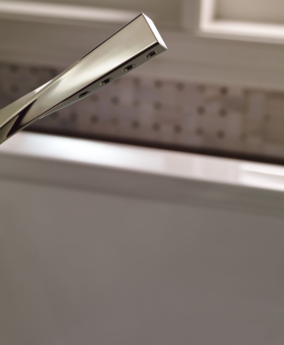 BRIZO Virage Single-Handle Freestanding Tub Filler — Polished Nickel