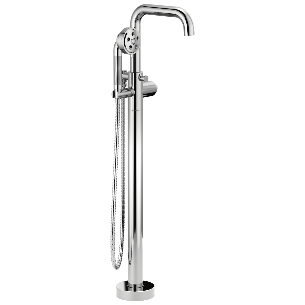 BRIZO Litze Single-Handle Freestanding Tub Filler - Less Handle — Chrome