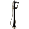 BRIZO Rook Freestanding Floor Mount Tub Filler — Luxe Nickel  /Matte Black